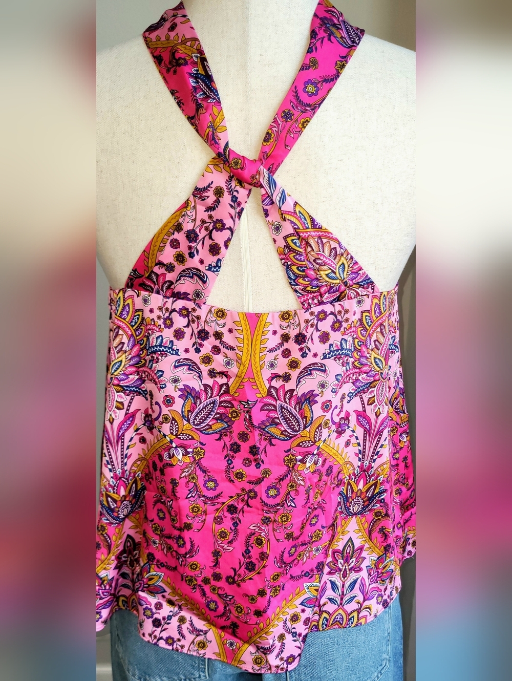 Rachel Zoe Hot Pink Top - Picture 4 of 7